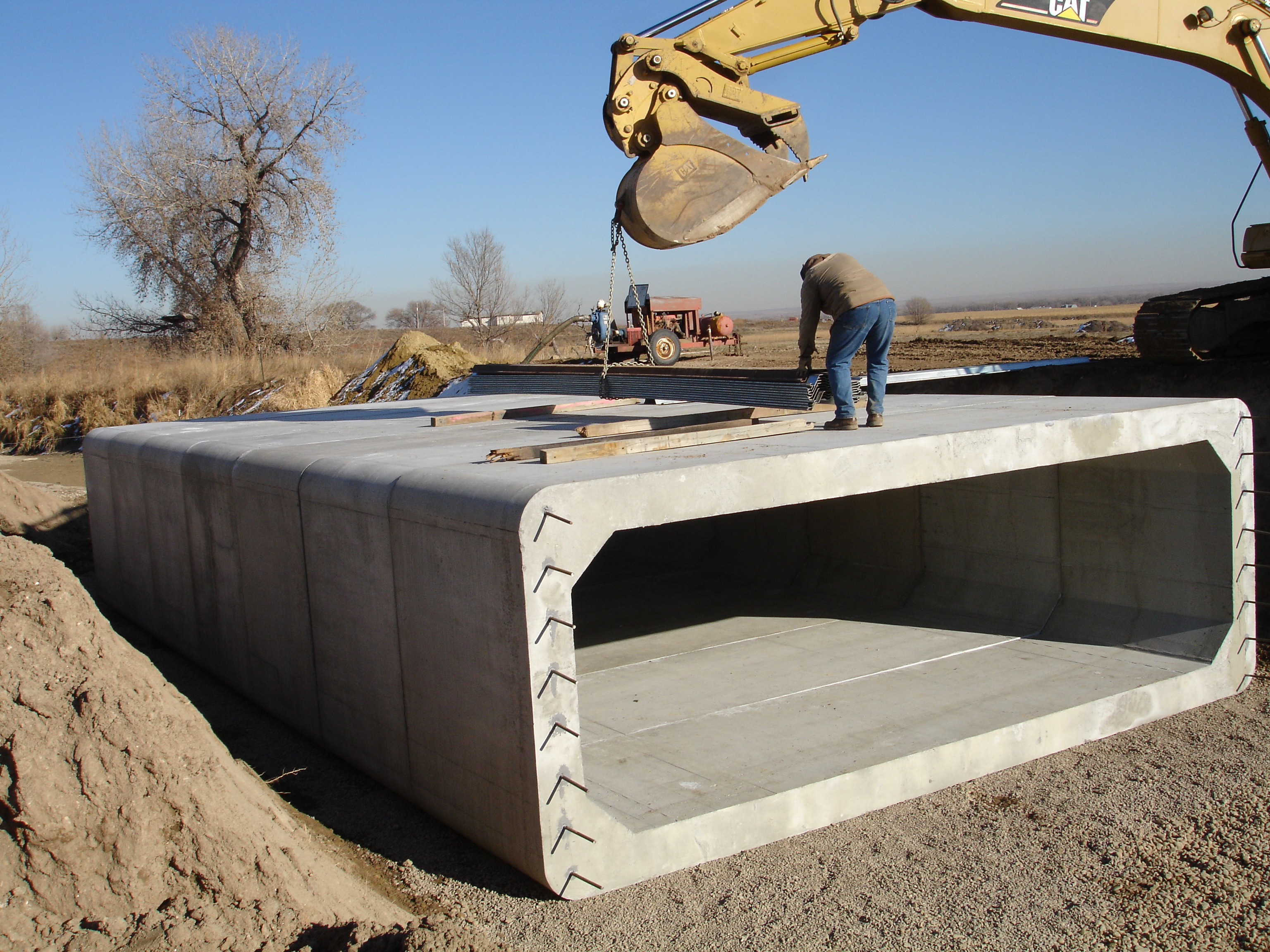 Precast Box Culvert Installation